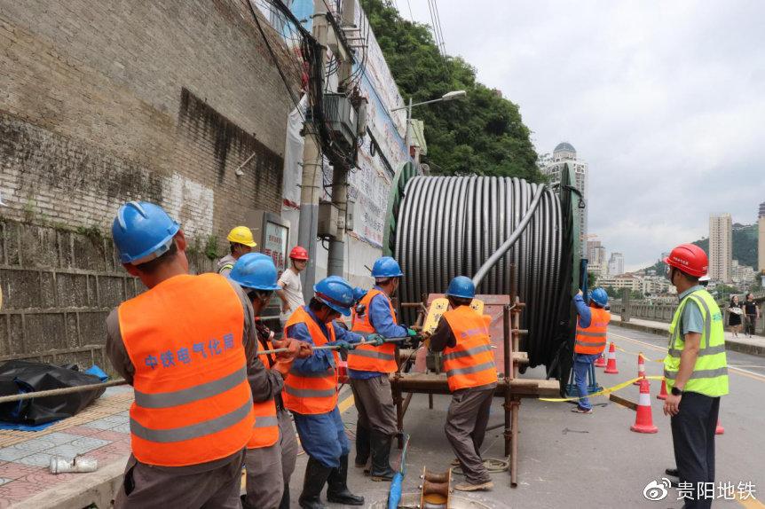 轨道2号线一期主变电所电力工程110kV高压电缆敷设